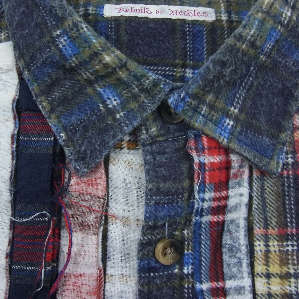 Needles ニードルス Rebuild by Needles Flannel Ribbon Wid Shirt チェック 長袖 シャツ マルチカラー系【中古】