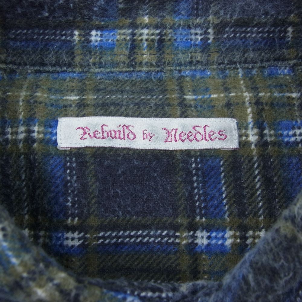Needles ニードルス Rebuild by Needles Flannel Ribbon Wid Shirt チェック 長袖 シャツ マルチカラー系【中古】