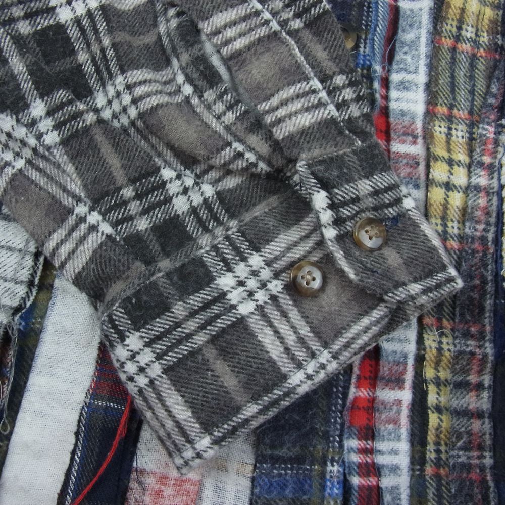 Needles ニードルス Rebuild by Needles Flannel Ribbon Wid Shirt チェック 長袖 シャツ マルチカラー系【中古】