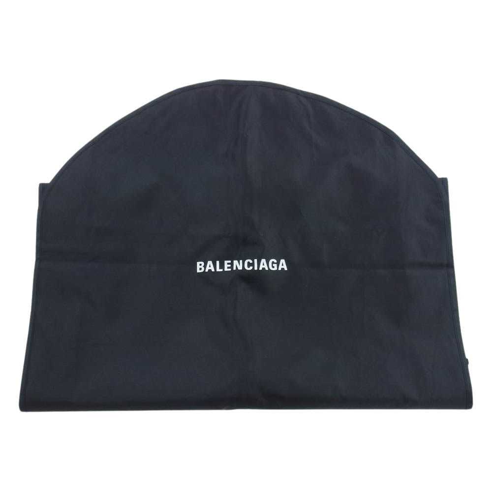 BALENCIAGA バレンシアガ 22AW 681818 TNQ02 ZIP UP FAKEFUR JACKET ジップアップ フェイクファー ジャケット ブラック系 44【美品】【中古】
