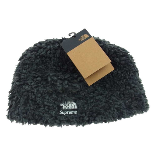 Supreme シュプリーム 23SS × The North Face ノースフェイス High Pile Fleece Beanie ハイ パイル フリース ビーニー キャップ グレー系 L-XL/G-TG【新古品】【未使用】【中古】