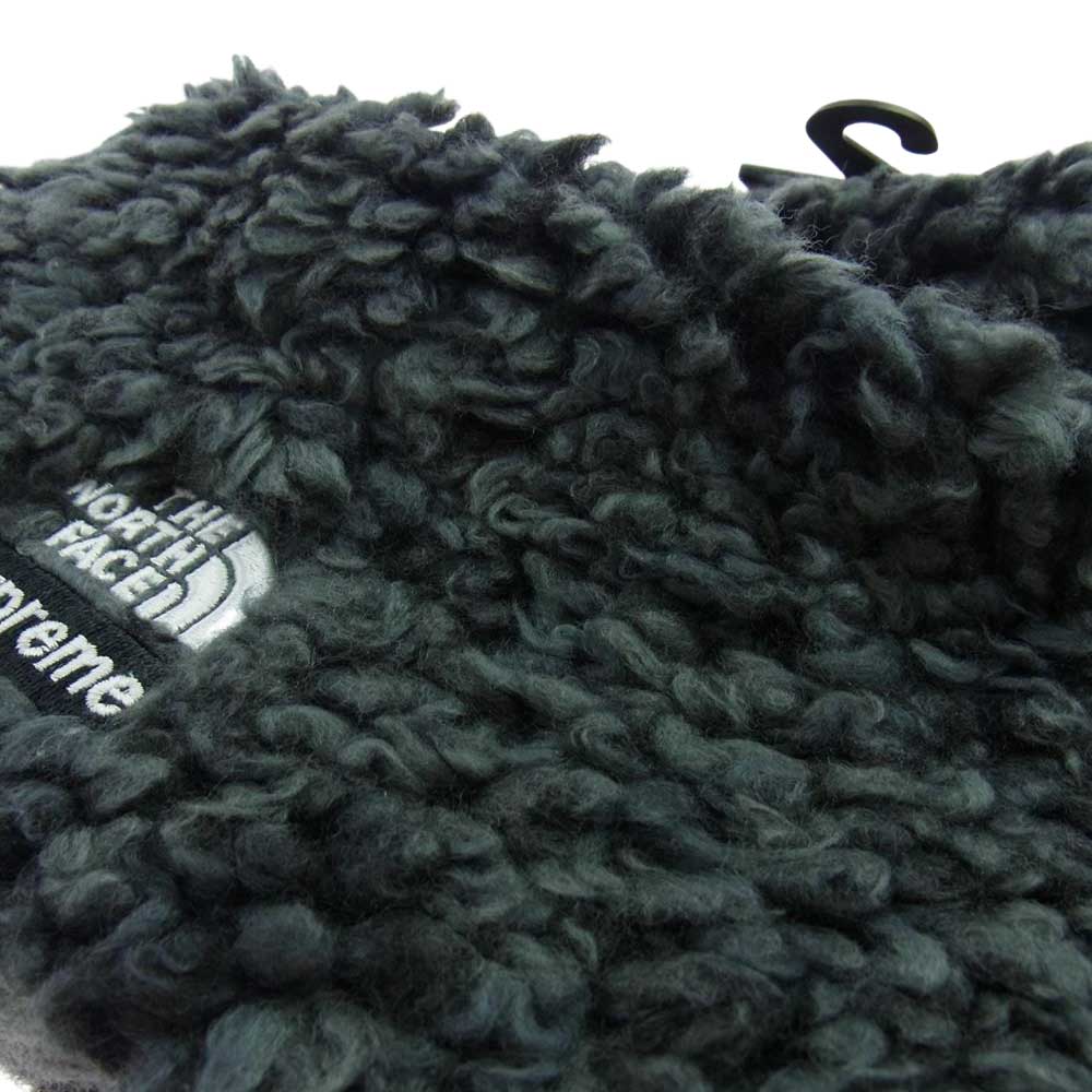 Supreme シュプリーム 23SS × The North Face ノースフェイス High Pile Fleece Beanie ハイ パイル フリース ビーニー キャップ グレー系 L-XL/G-TG【新古品】【未使用】【中古】