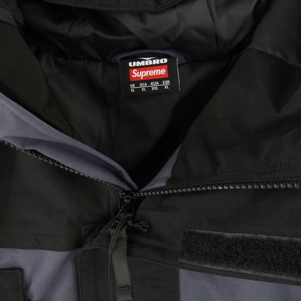 Supreme シュプリーム 23SS × Umbro Hooded Anorak アンブロ フーデット アノラック ジャケット ブルーグレー系 XXL【新古品】【未使用】【中古】
