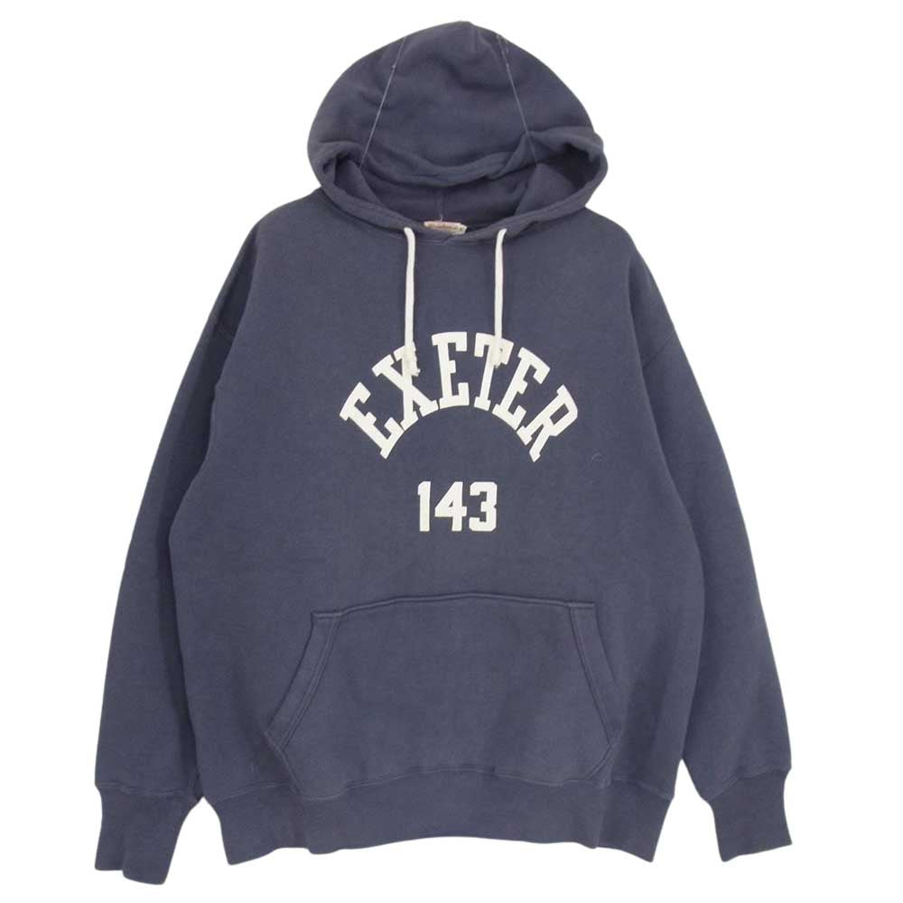 WAREHOUSE ウエアハウス EXETER 14 プルオーバー パーカー ブルー系 42【中古】