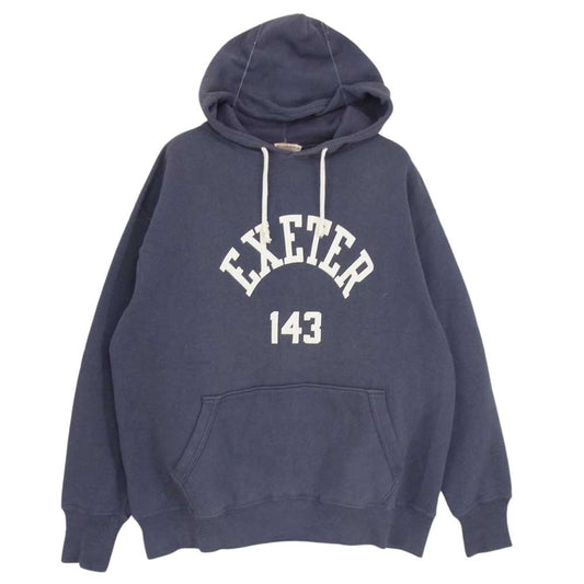WAREHOUSE ウエアハウス EXETER 14 プルオーバー パーカー ブルー系 42【中古】