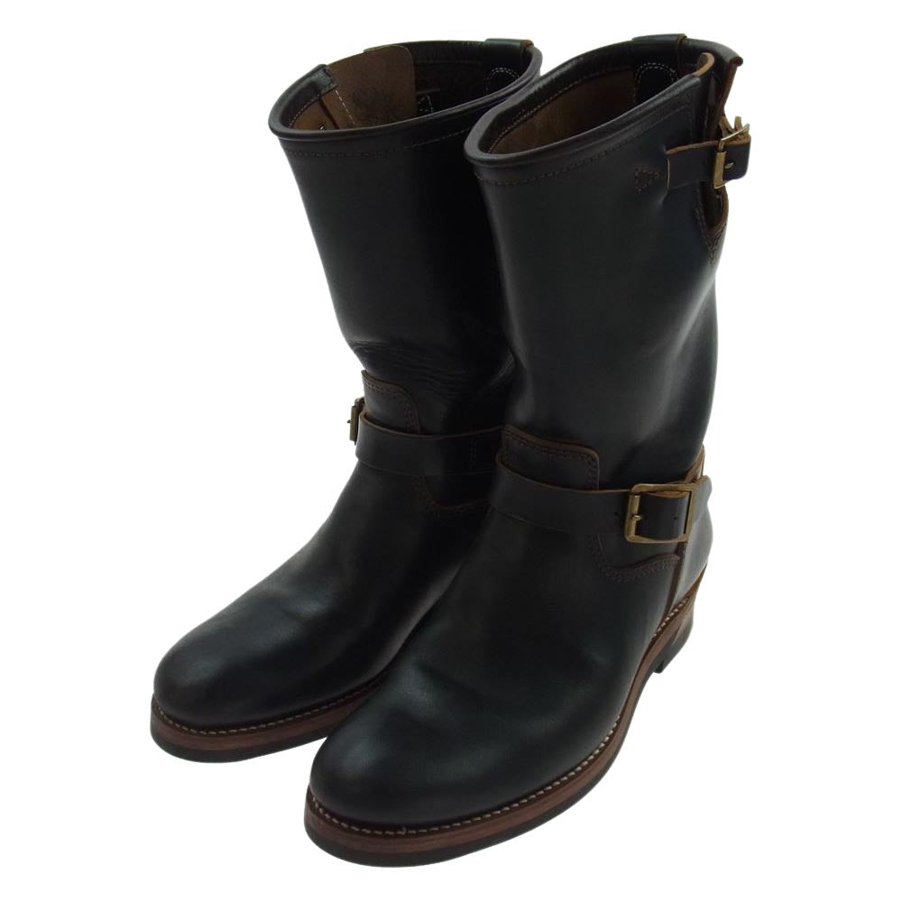 スクーブ skb-009L WANDER HORSE BUTT 茶芯 ホースバット レザー エンジニア ブーツ ダークブラウン系 8.5【中古】