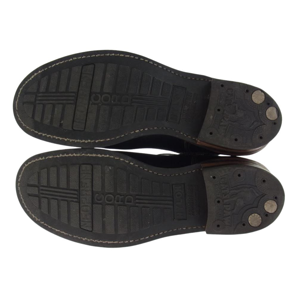 スクーブ skb-009L WANDER HORSE BUTT 茶芯 ホースバット レザー エンジニア ブーツ ダークブラウン系 8.5【中古】