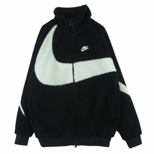 NIKE ナイキ HO210509SIV リバーシブル フリース ナイロン ジャケット ベトナム製 ブラック系 ホワイト系 S【中古】