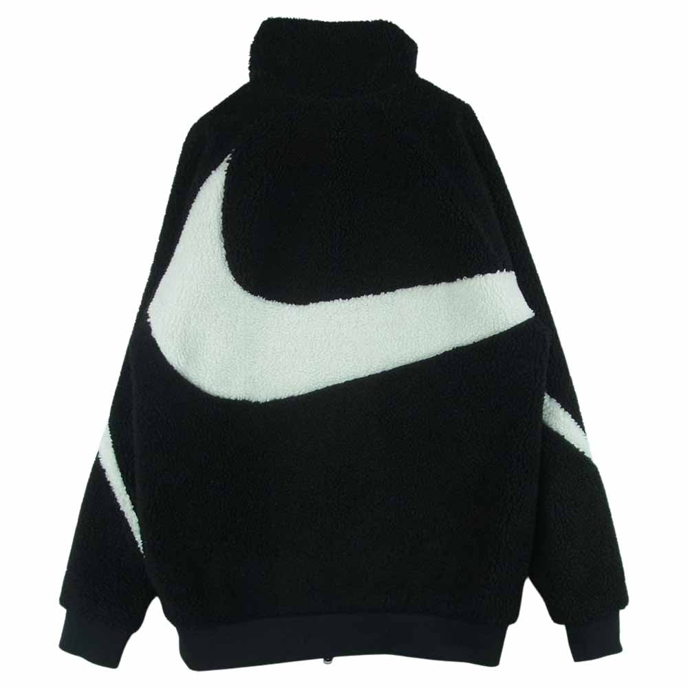 NIKE ナイキ HO210509SIV リバーシブル フリース ナイロン ジャケット ベトナム製 ブラック系 ホワイト系 S【中古】