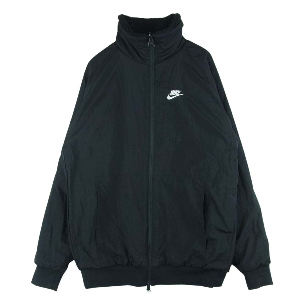 NIKE ナイキ HO210509SIV リバーシブル フリース ナイロン ジャケット ベトナム製 ブラック系 ホワイト系 S【中古】