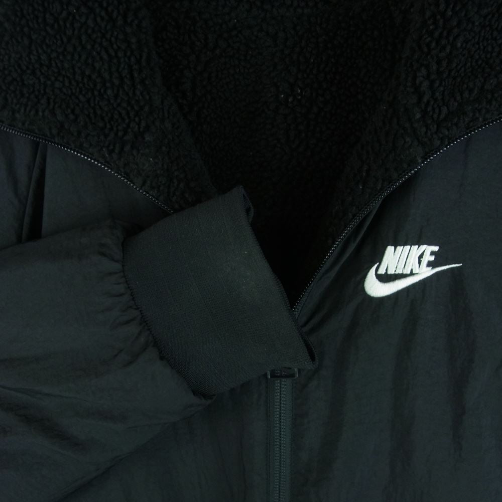 NIKE ナイキ HO210509SIV リバーシブル フリース ナイロン ジャケット ベトナム製 ブラック系 ホワイト系 S【中古】