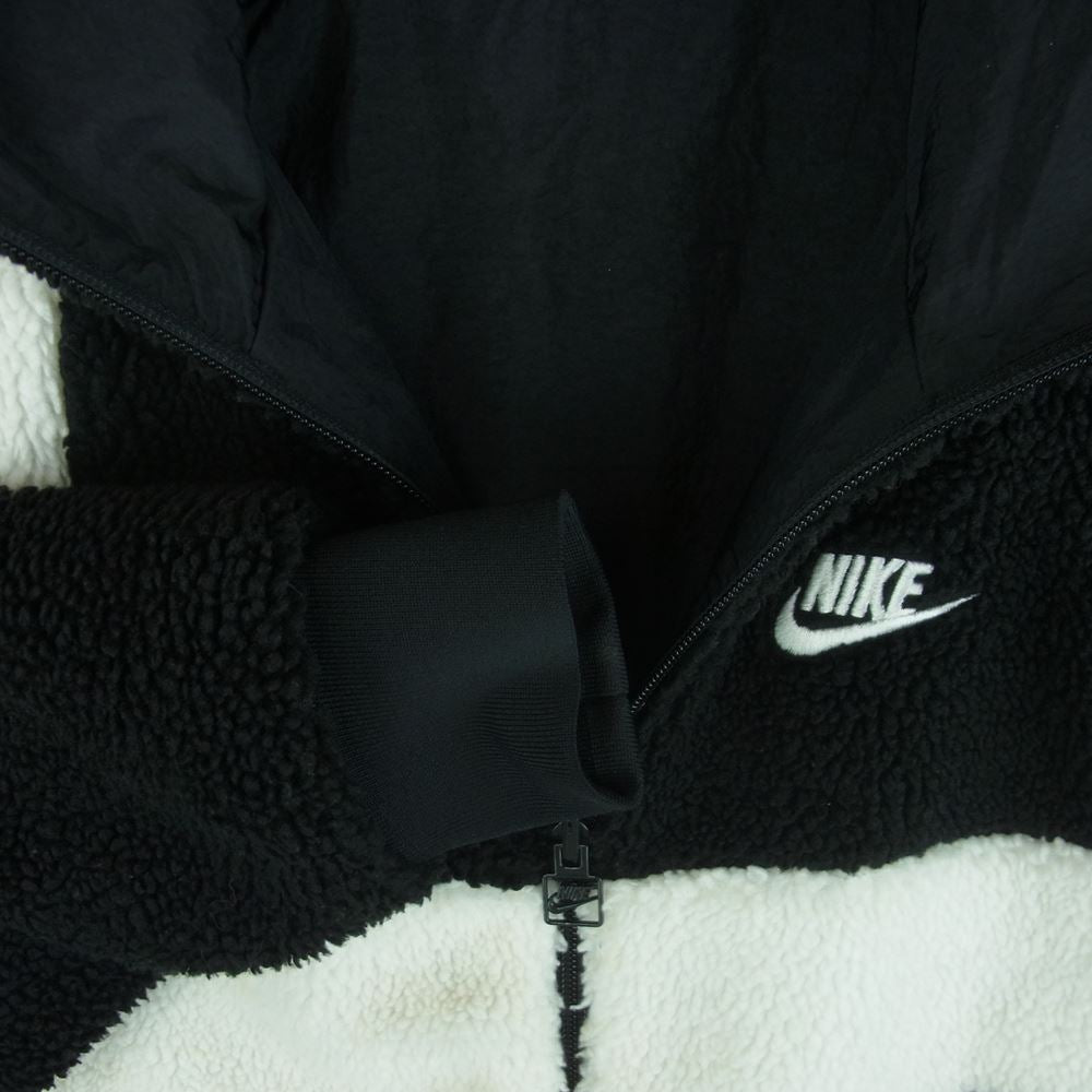NIKE ナイキ HO210509SIV リバーシブル フリース ナイロン ジャケット ベトナム製 ブラック系 ホワイト系 S【中古】