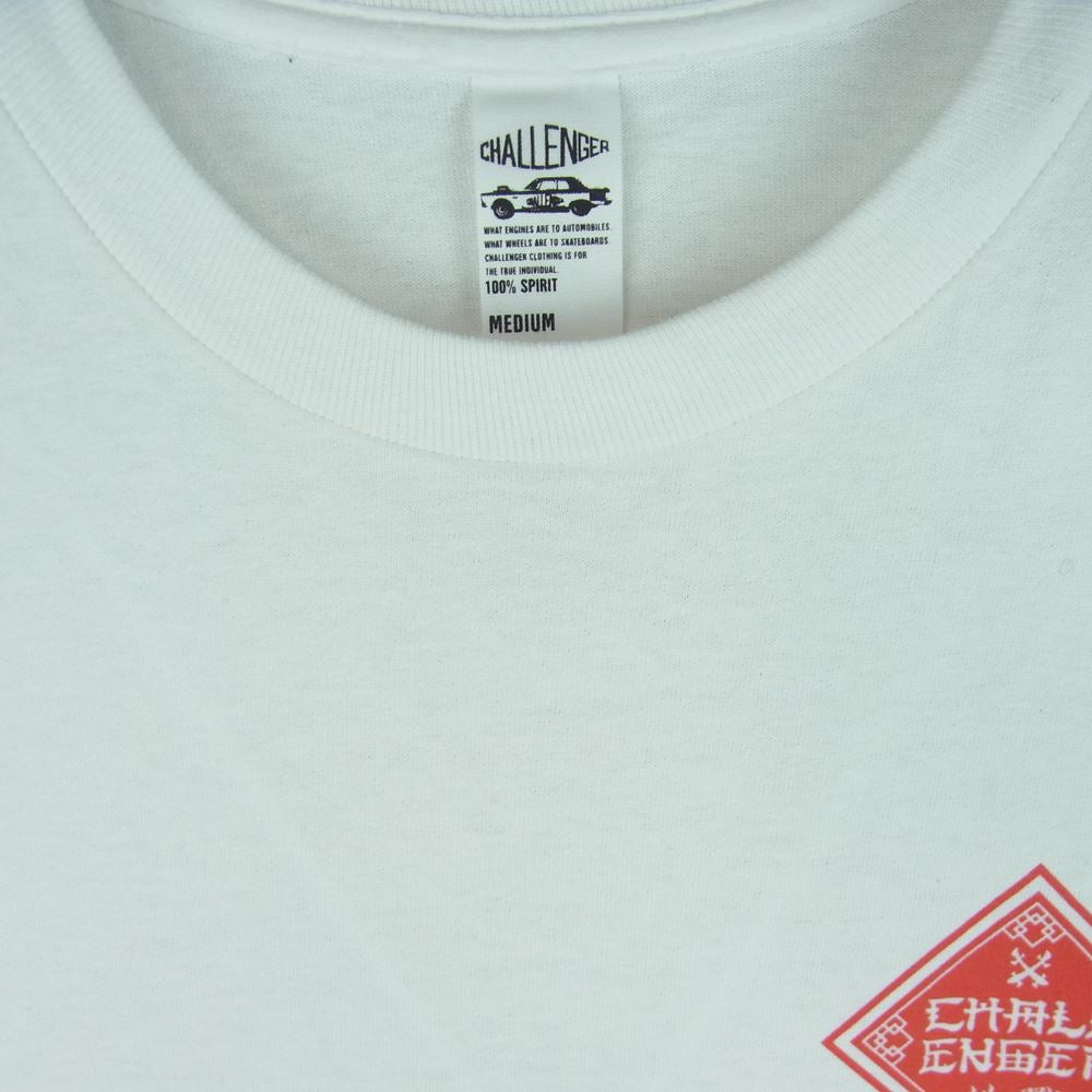 CHALLENGER チャレンジャー BD 2023 TOUR BANDANALYZE L/S TEE バンダナ クルーネック 長袖 Tシャツ ホワイト系 M【中古】