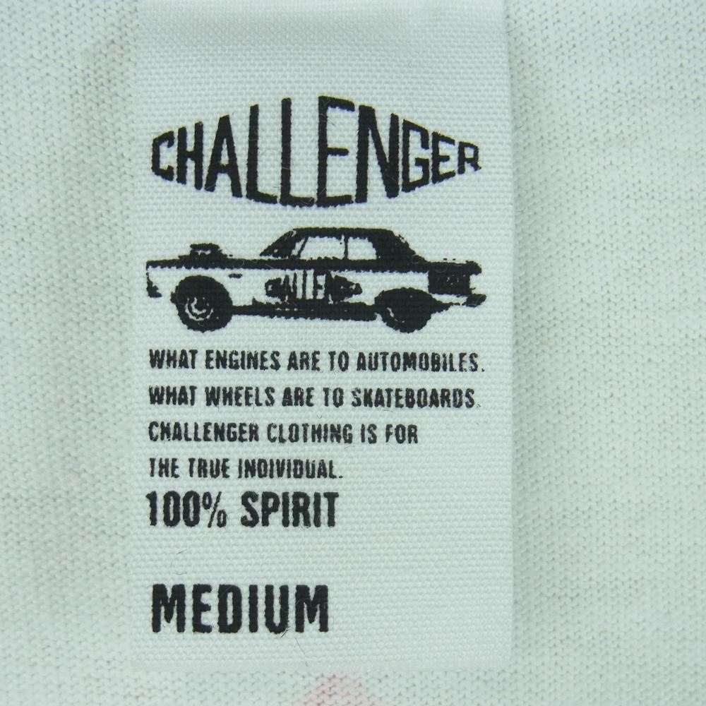 CHALLENGER チャレンジャー BD 2023 TOUR BANDANALYZE L/S TEE バンダナ クルーネック 長袖 Tシャツ ホワイト系 M【中古】