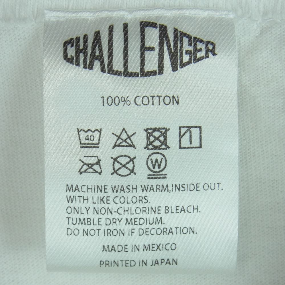CHALLENGER チャレンジャー BD 2023 TOUR BANDANALYZE L/S TEE バンダナ クルーネック 長袖 Tシャツ ホワイト系 M【中古】