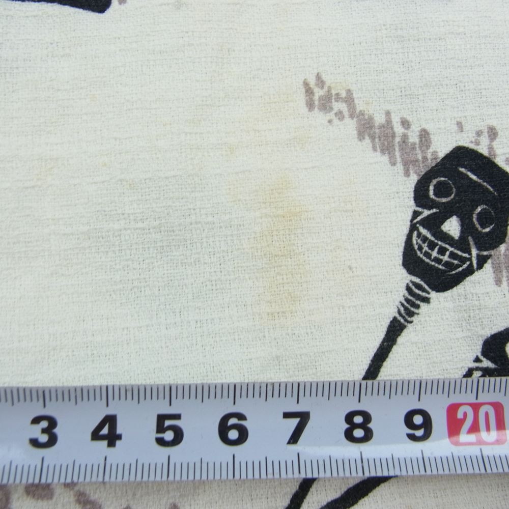 GANGSTERVILLE ギャングスタービル GSV-14-SS-22 スカル柄 半袖シャツ M【中古】