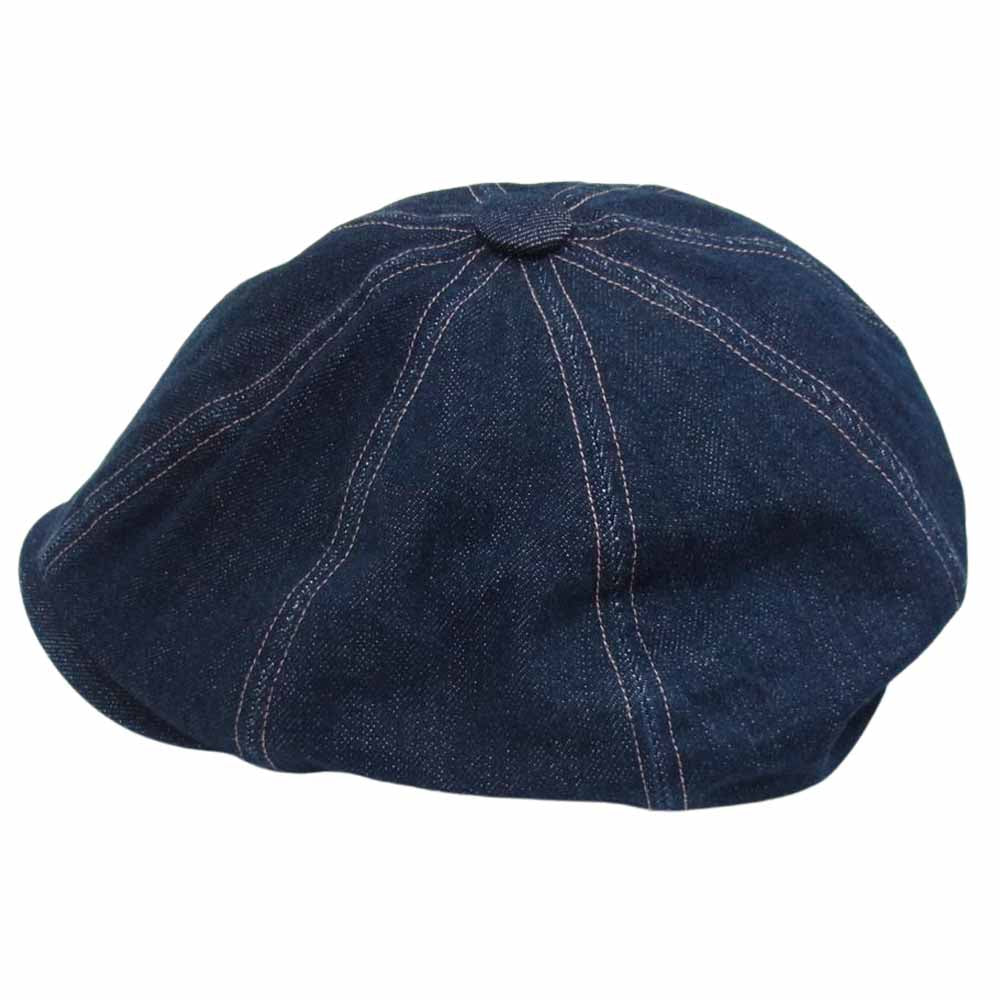 GANGSTERVILLE ギャングスタービル デニム ハンチング キャップ 帽子 インディゴブルー系 L【中古】