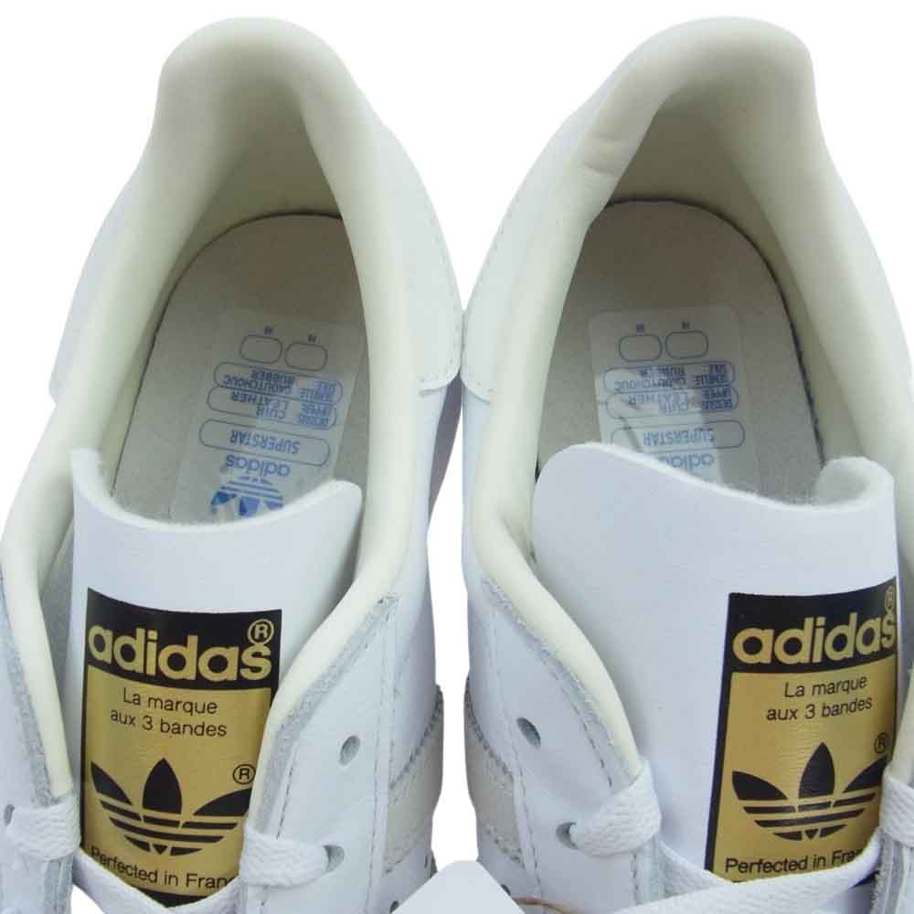 adidas アディダス ID5113 URBAN RESEARCH DOORS アーバンリサーチドアーズ別注 SUPERSTAR スーパースター ローカット スニーカー ホワイト系 27.0cm【新古品】【未使用】【中古】