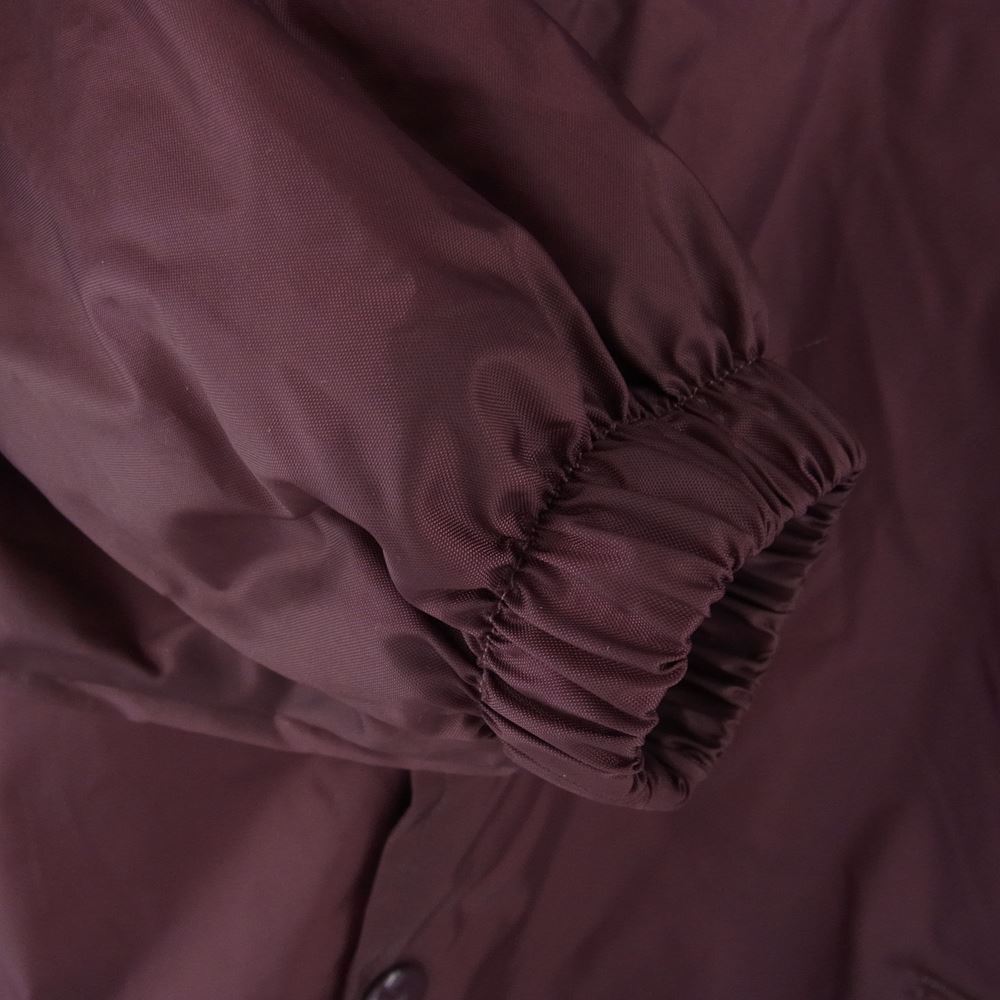 ポークチョップガレージサプライ BOA COACH JKT バックロゴ ワッペン ボア コーチジャケット ワインレッド系 M【中古】