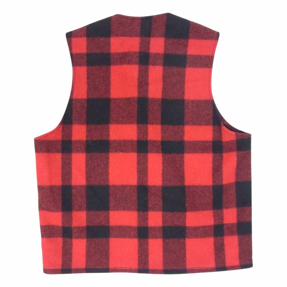 FILSON フィルソン MACKINAW WOOL VEST マッキノー ウール ベスト レッド系 M【中古】
