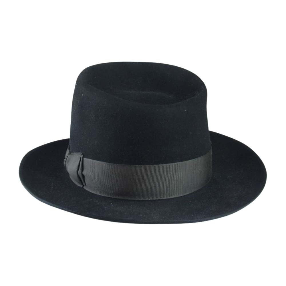 ファットハッター ビーバー ハット 中折れ 帽子 ブラック系 60【中古】