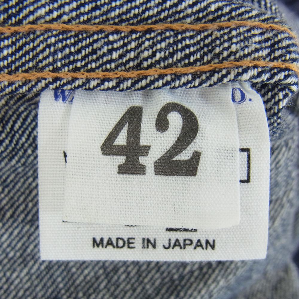 WAREHOUSE ウエアハウス 1ST TYPE デニム ジャケット インディゴブルー系 42【中古】