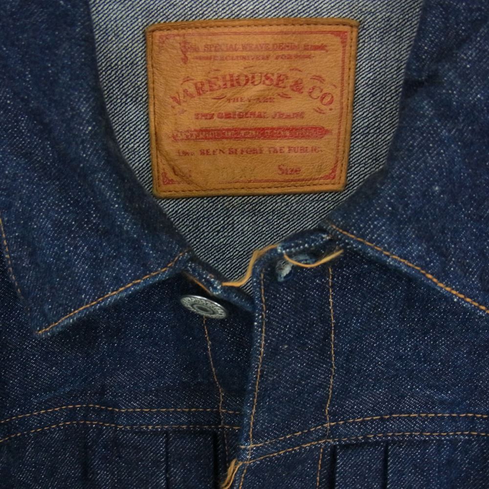 WAREHOUSE ウエアハウス Lot 2001XX 1ST TYPE デニム ジャケット インディゴブルー系 44【中古】