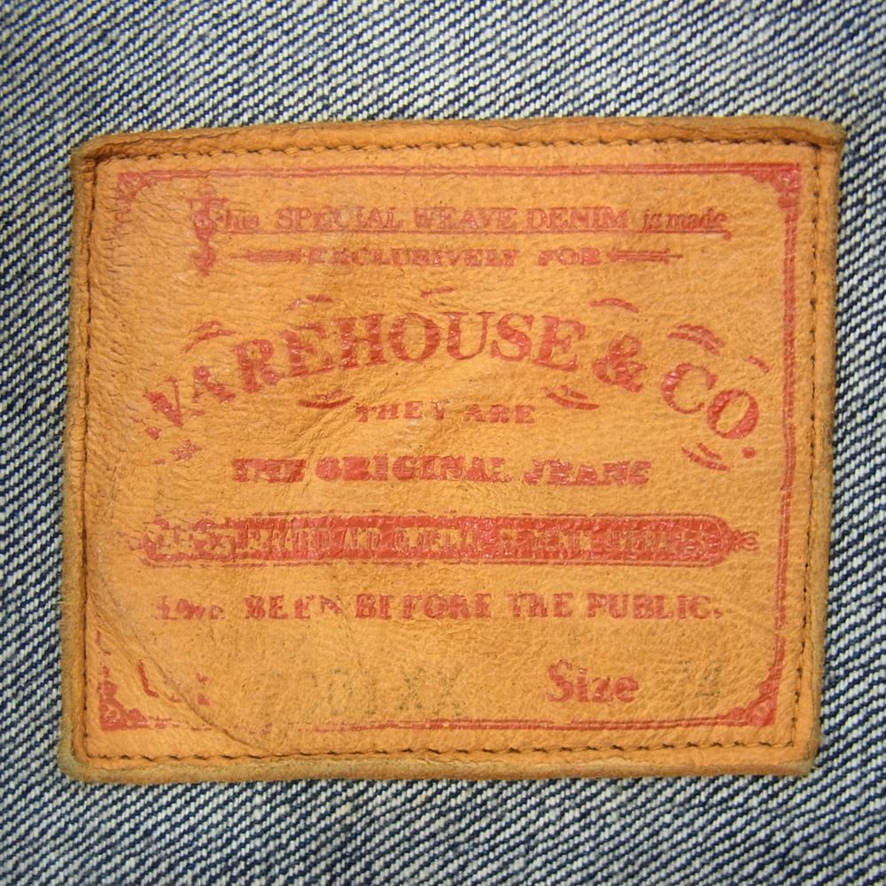 WAREHOUSE ウエアハウス Lot 2001XX 1ST TYPE デニム ジャケット インディゴブルー系 44【中古】