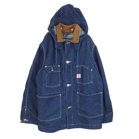 ティーシービージーンズ Stray Cathartt Chore Coat Duck ストレイ キャットハートチョアコート ダック カバーオール ジャケット インディゴブルー系 サイズ表記無【中古】