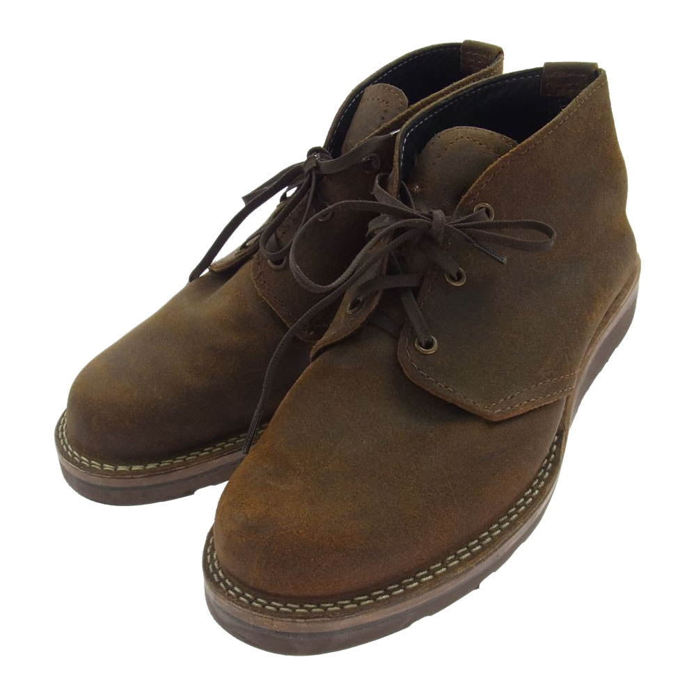 WESCO ウエスコ CHUKKA チャッカ ブーツ オイルド スエード ブラウン系 ダークブラウン系 US9.5D【中古】