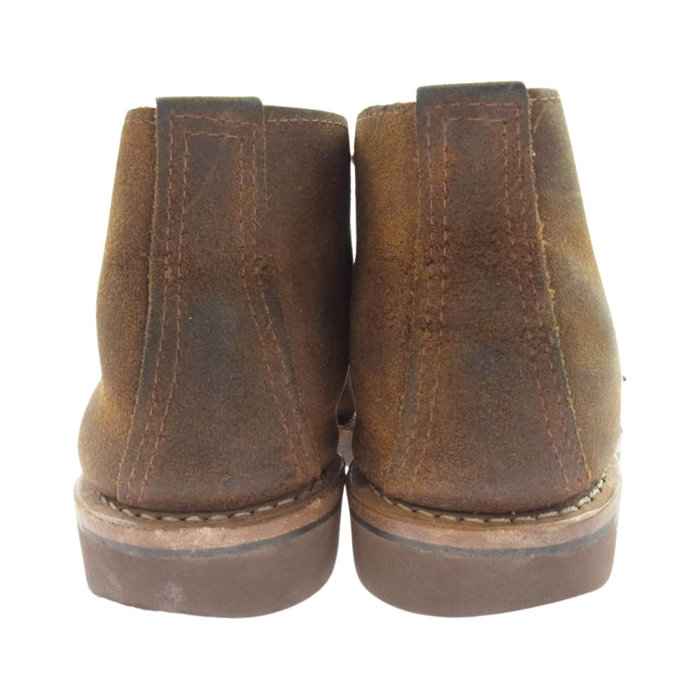 WESCO ウエスコ CHUKKA チャッカ ブーツ オイルド スエード ブラウン系 ダークブラウン系 US9.5D【中古】