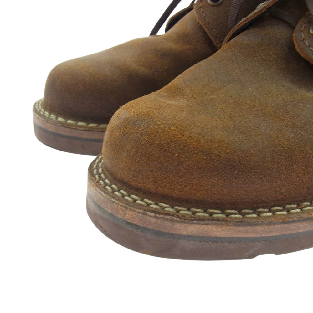 WESCO ウエスコ CHUKKA チャッカ ブーツ オイルド スエード ブラウン系 ダークブラウン系 US9.5D【中古】