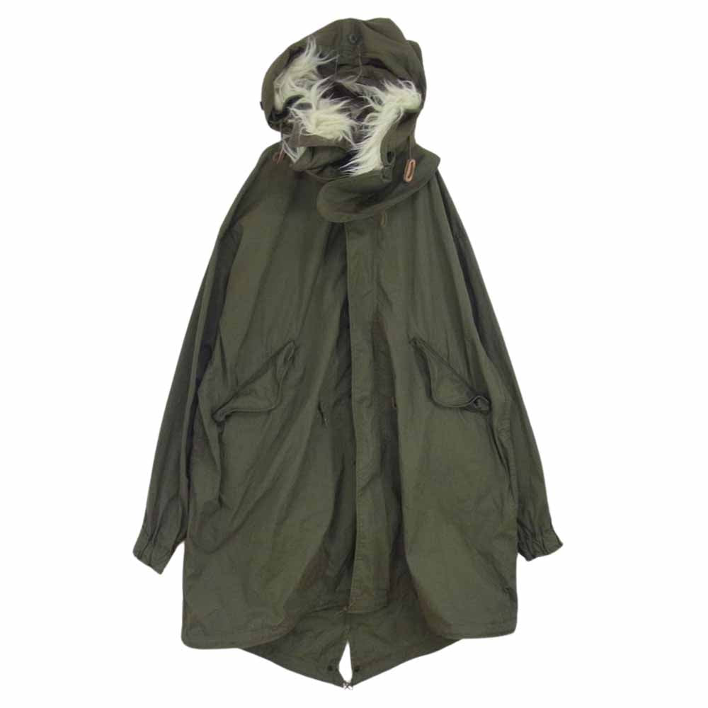 The REAL McCOY'S ザリアルマッコイズ MJ21111 PARKA MAN’S M-65 モッズコート ミリタリー フィールド ジャケット フード付属 カーキ系 M【中古】