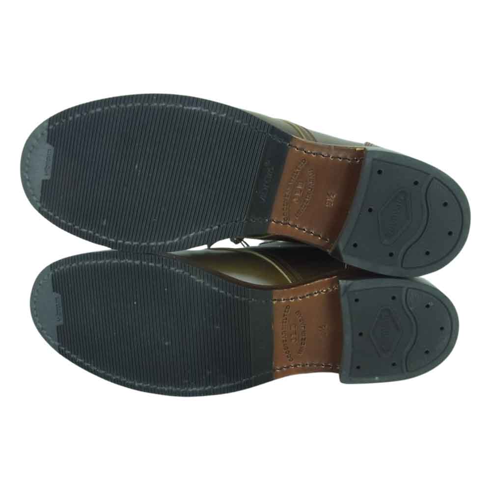 ジョン ロフグレン THE STEADFAST CHUKKA BOOTS SHINKI HIKAKU SHELL CORDOVAN OLIVE チャッカ ブーツ 新喜皮革 シェルコードバン カーキ系 オリーブ系 9.5D【中古】