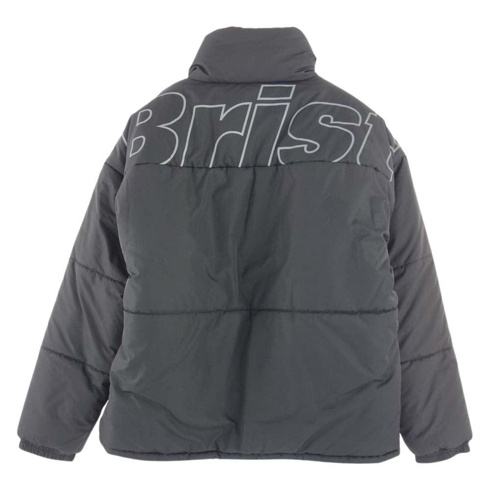 F.C.R.B. エフシーアールビー 19AW FCRB-192040 REVERSIBLE BIG EMBLEM PADDED BLOUSON MLB サンフランシスコ・ジャイアンツ リバーシブル ビッグ エンブレム パデッド ブルゾン グレー系 オレンジ系 XL【美品】【中古】