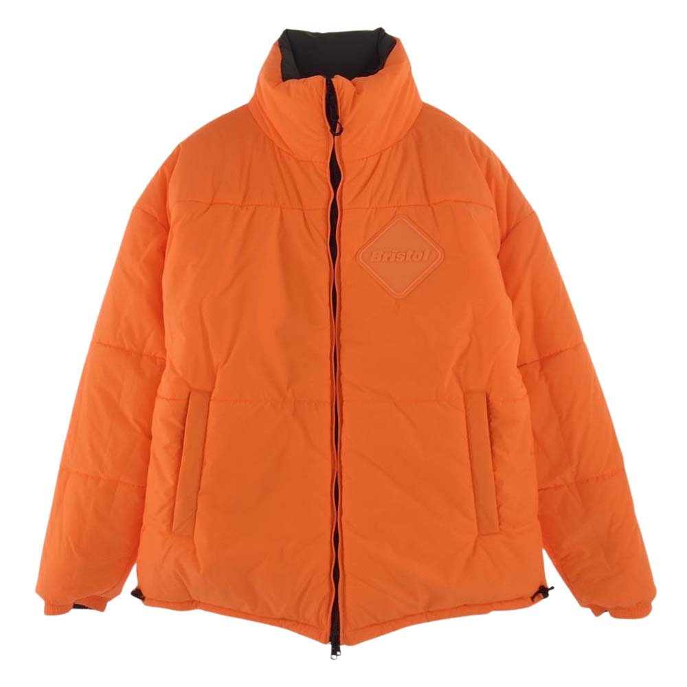 F.C.R.B. エフシーアールビー 19AW FCRB-192040 REVERSIBLE BIG EMBLEM PADDED BLOUSON MLB サンフランシスコ・ジャイアンツ リバーシブル ビッグ エンブレム パデッド ブルゾン グレー系 オレンジ系 XL【美品】【中古】