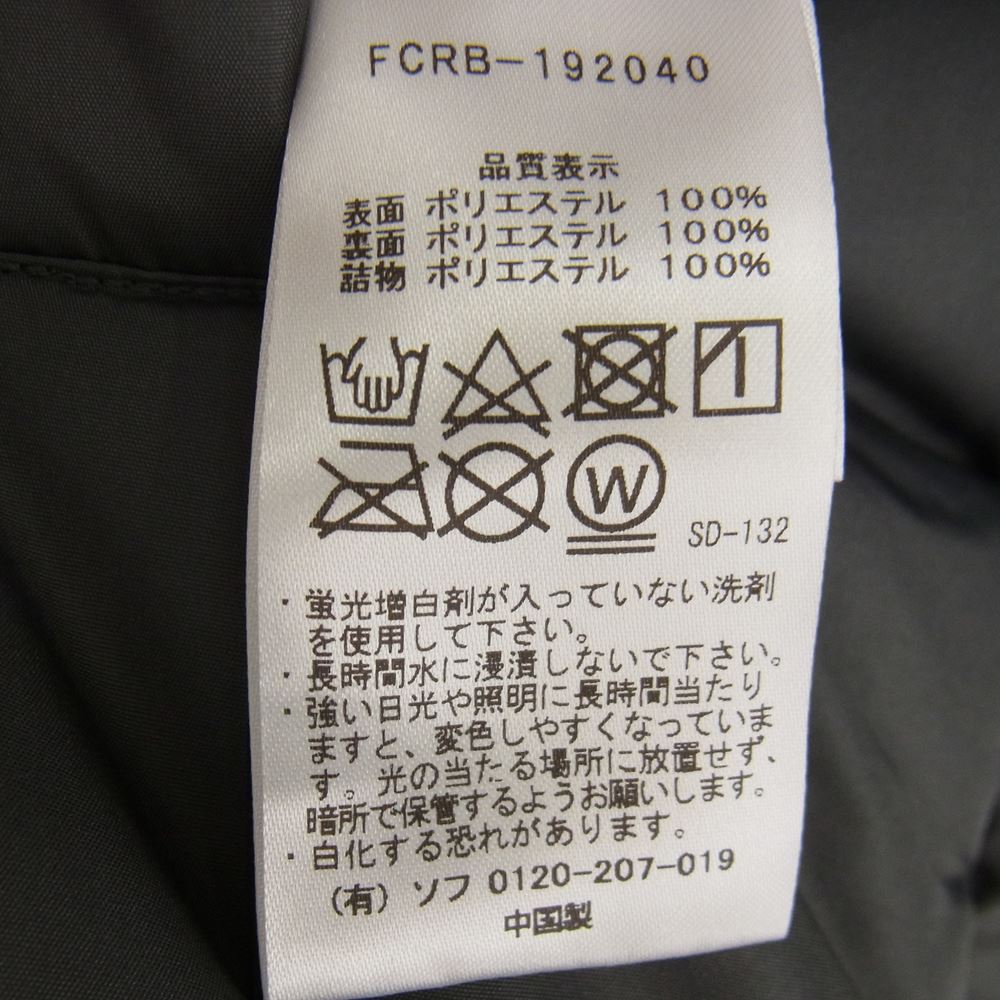 F.C.R.B. エフシーアールビー 19AW FCRB-192040 REVERSIBLE BIG EMBLEM PADDED BLOUSON MLB サンフランシスコ・ジャイアンツ リバーシブル ビッグ エンブレム パデッド ブルゾン グレー系 オレンジ系 XL【美品】【中古】