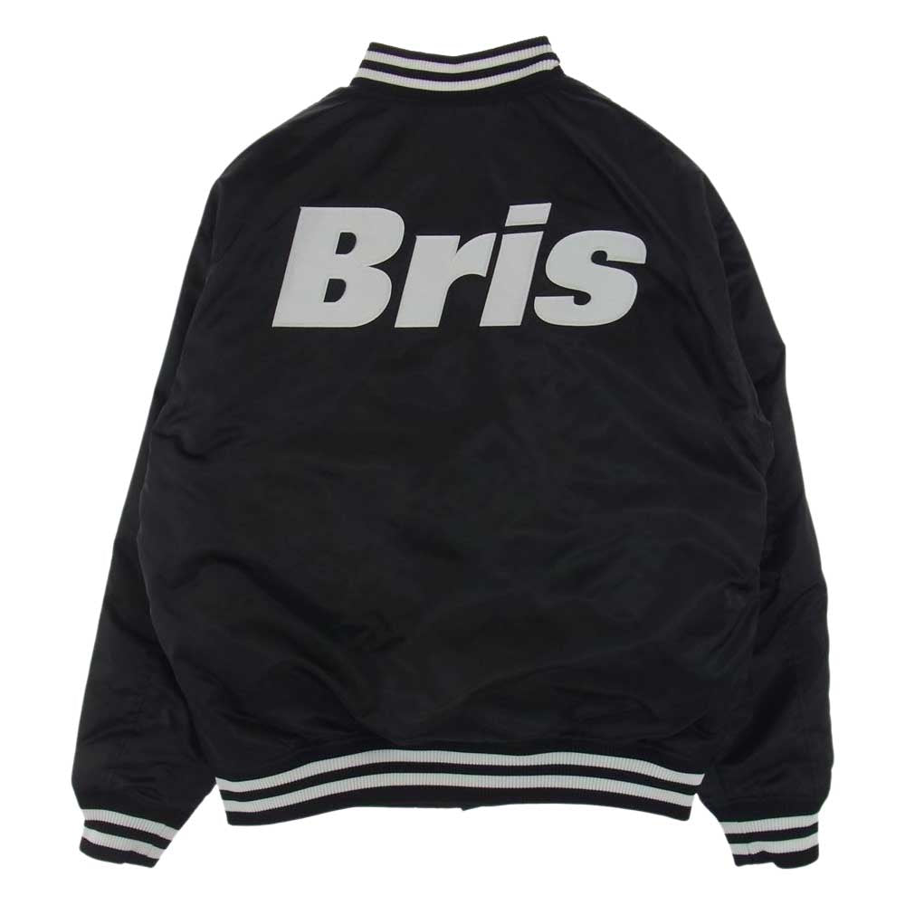 F.C.R.B. エフシーアールビー MM23-SF-1F12 FANATICS MLB TOUR ALL TEAM REVERSIBLE JK チーム ワッペン リバーシブル スタジャン ジャケット ブラック系 L【美品】【中古】