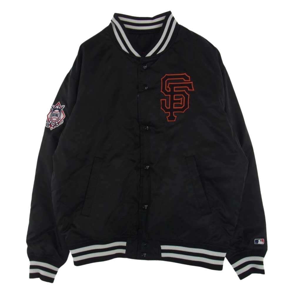 F.C.R.B. エフシーアールビー MM23-SF-1F12 FANATICS MLB TOUR ALL TEAM REVERSIBLE JK チーム ワッペン リバーシブル スタジャン ジャケット ブラック系 L【美品】【中古】