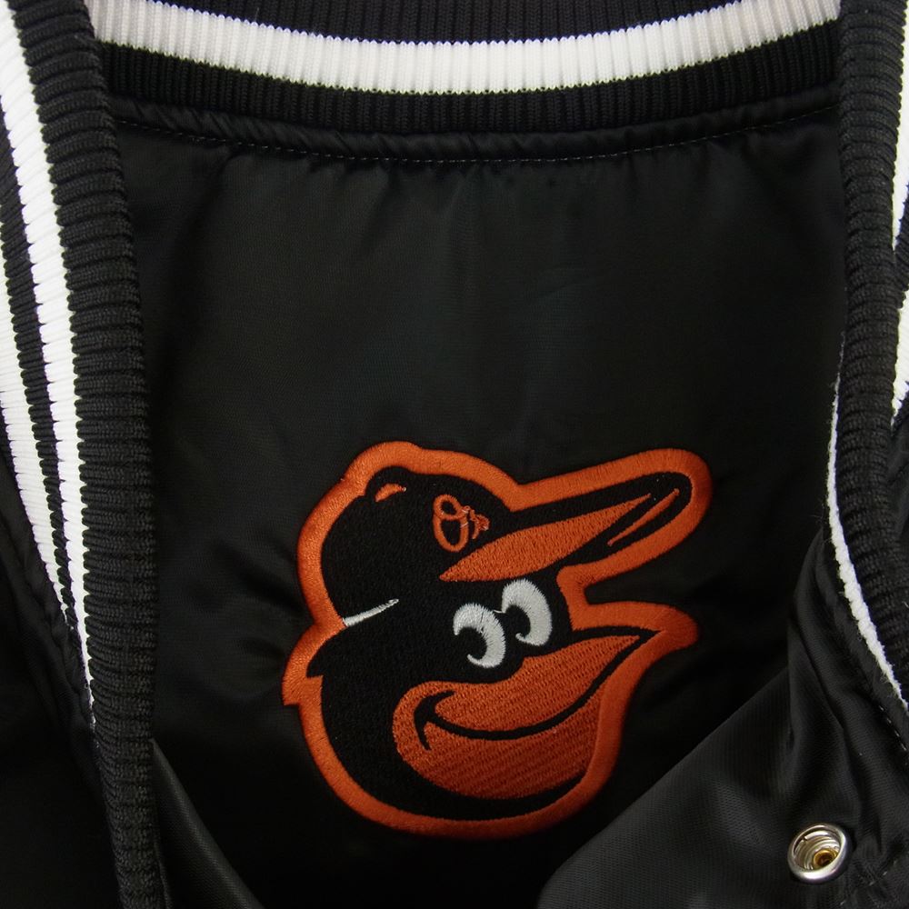 F.C.R.B. エフシーアールビー MM23-SF-1F12 FANATICS MLB TOUR ALL TEAM REVERSIBLE JK チーム ワッペン リバーシブル スタジャン ジャケット ブラック系 L【美品】【中古】