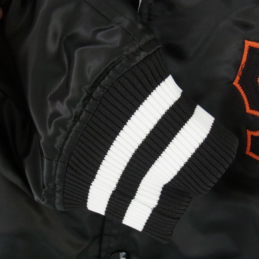 F.C.R.B. エフシーアールビー MM23-SF-1F12 FANATICS MLB TOUR ALL TEAM REVERSIBLE JK チーム ワッペン リバーシブル スタジャン ジャケット ブラック系 L【美品】【中古】