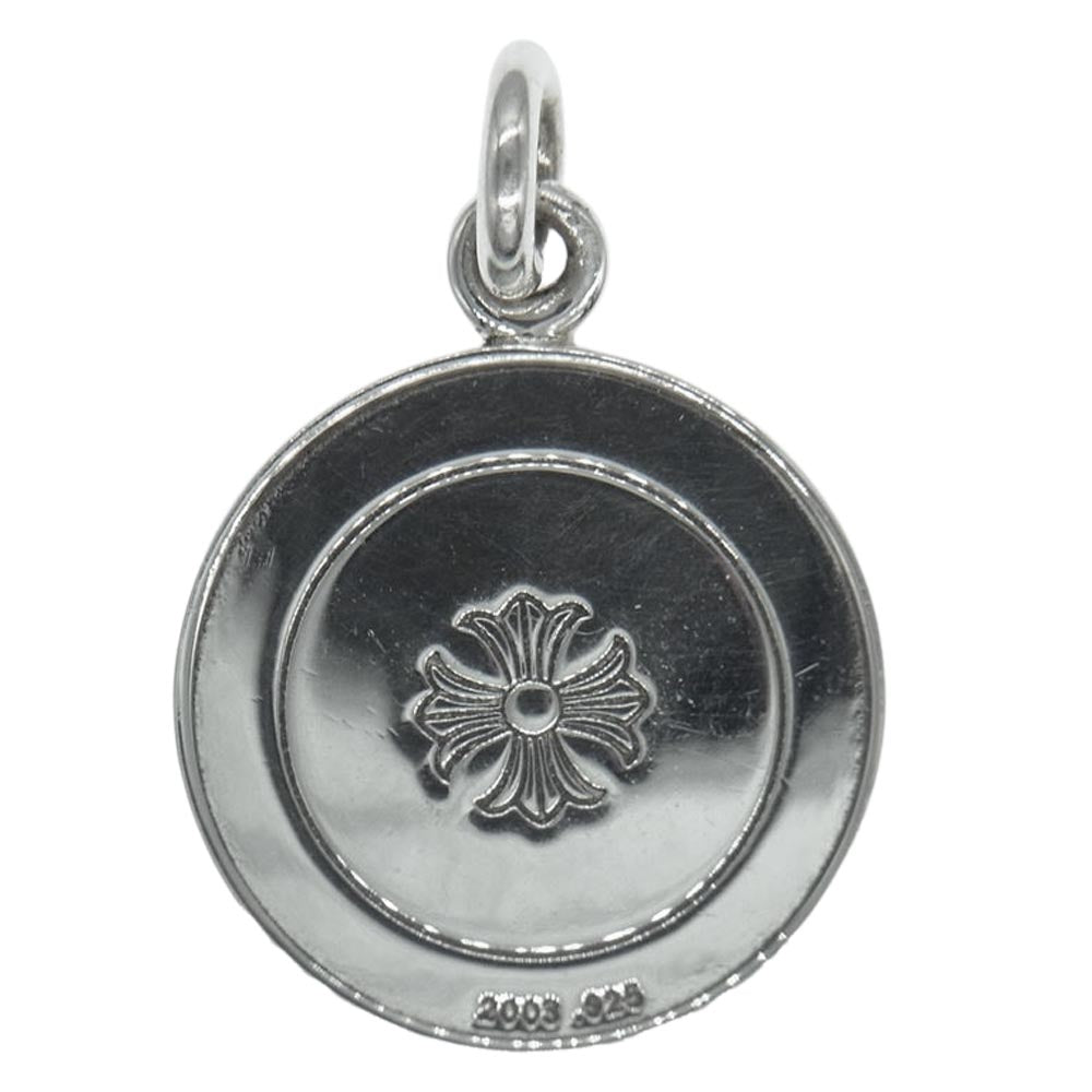 CHROME HEARTS クロムハーツ（原本無） 2023年ユナイテッドアローズレシート付属 CHRM ANGL MDL V2 エンジェルメダル チャーム ペンダントトップ シルバー系【中古】