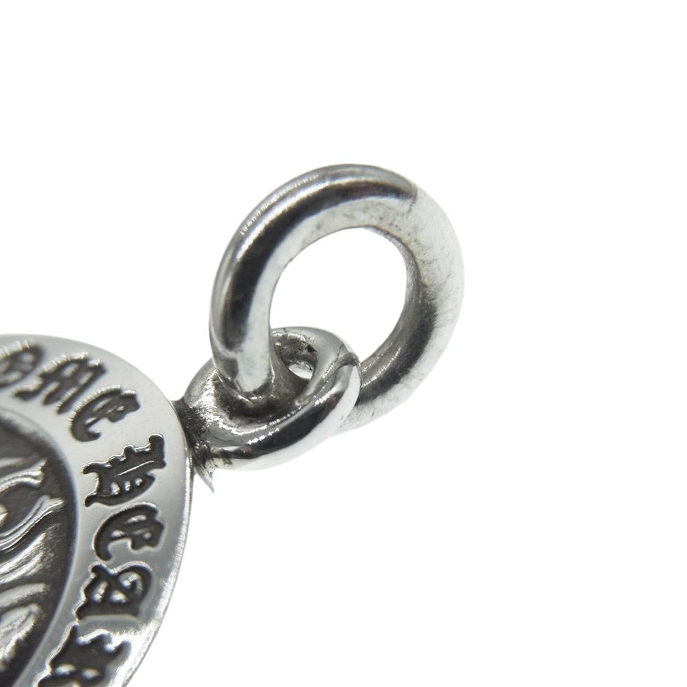 CHROME HEARTS クロムハーツ（原本無） 2023年ユナイテッドアローズレシート付属 CHRM ANGL MDL V2 エンジェルメダル チャーム ペンダントトップ シルバー系【中古】