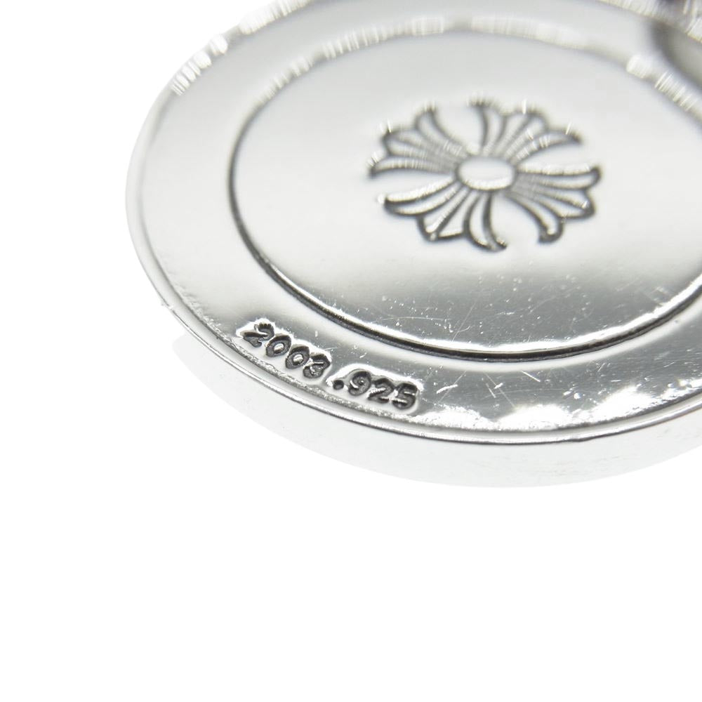 CHROME HEARTS クロムハーツ（原本無） 2023年ユナイテッドアローズレシート付属 CHRM ANGL MDL V2 エンジェルメダル チャーム ペンダントトップ シルバー系【中古】