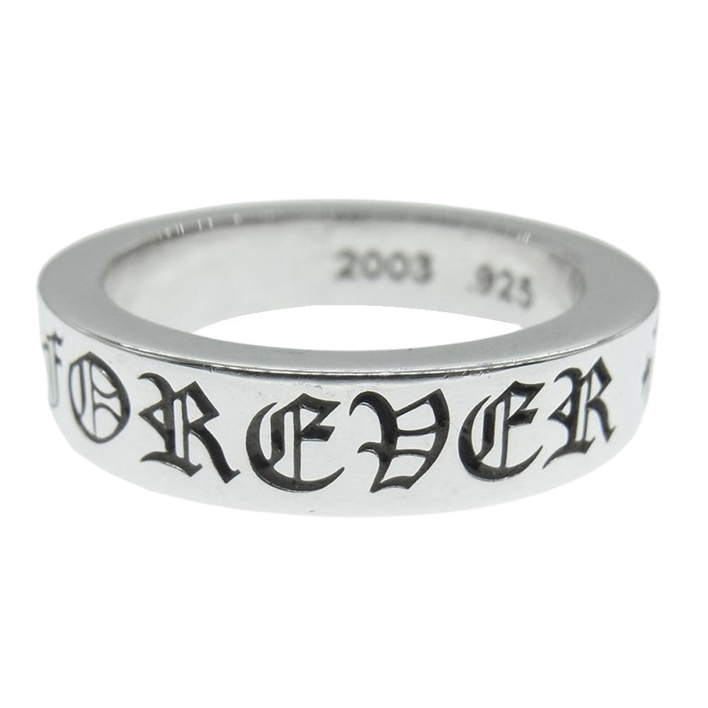 CHROME HEARTS クロムハーツ（原本無） 2023年ユナイテッドアローズレシート付属 SPACER FOREVER 6mm スペーサー フォーエバー リング シルバー系 24号【中古】