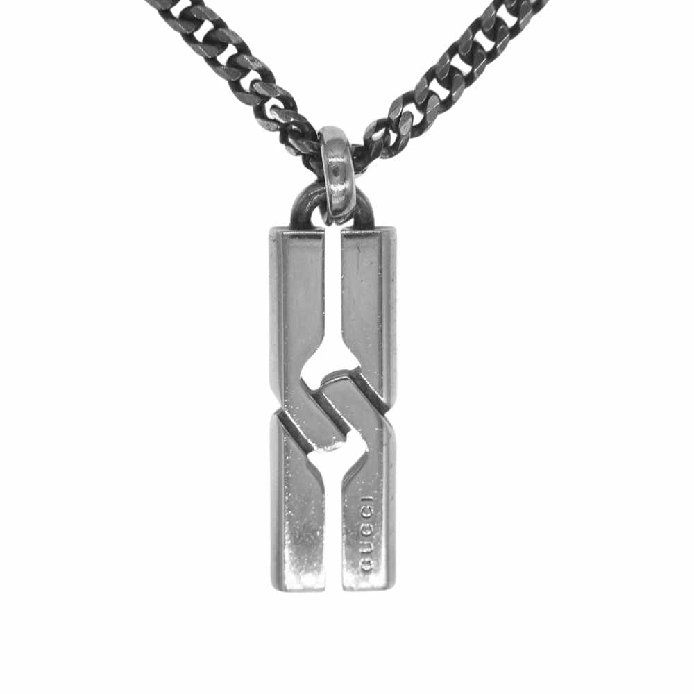 GUCCI グッチ 313466 J8400 8106 インフィニティ 喜平チェーン ネックレス シルバー系【中古】