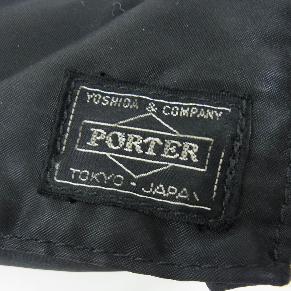 PORTER ポーター TANKER WAIST BAG タンカー ウエストポーチ  ブラック系【中古】