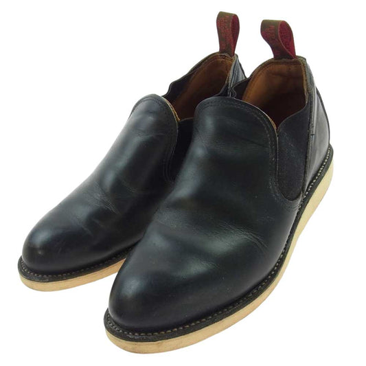 RED WING レッドウィング 8142 ROMEO ロメオ サイドゴア ローカット ブーツ ブラック系 8E【中古】