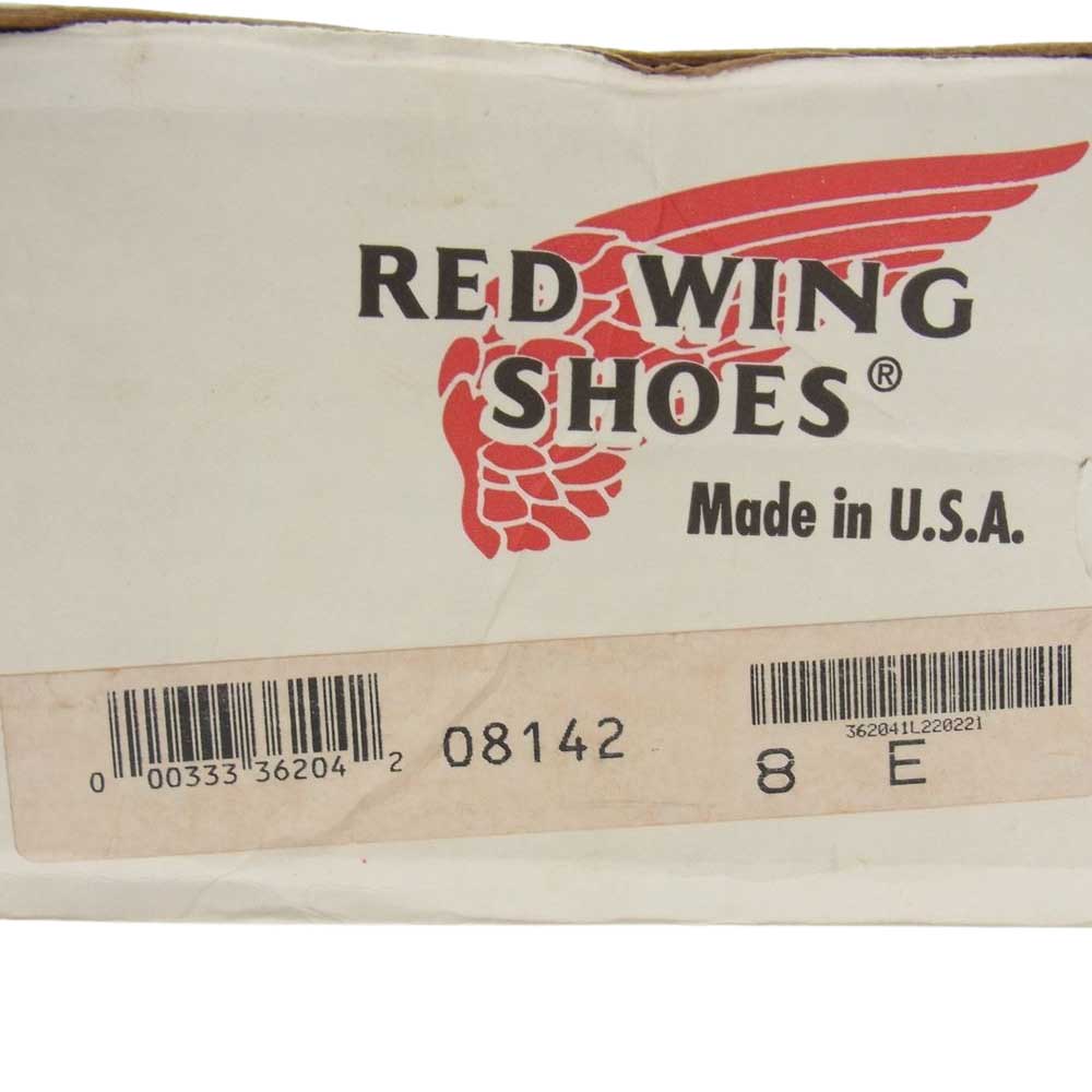 RED WING レッドウィング 8142 ROMEO ロメオ サイドゴア ローカット ブーツ ブラック系 8E【中古】