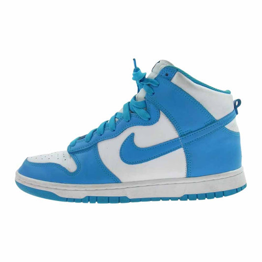 NIKE ナイキ DD1399-400 DUNK HIGH RETRO ダンクハイ レトロ ハイカット スニーカー ホワイト系 ライトブルー系 26.5cm【中古】